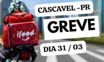 Entregadores de aplicativo de Cascavel aderem a paralisação nacional por melhores condições de trabalho