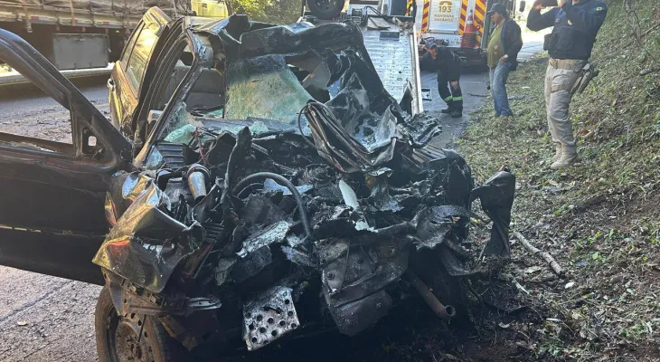 Cinco jovens morrem em grave acidente no Sudoeste do Paraná