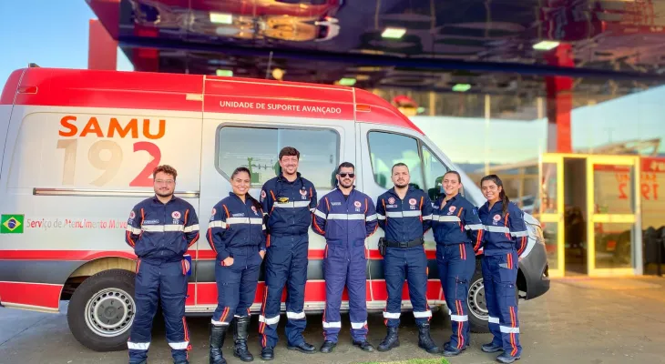 Bebê nasce dentro de ambulância do Samu em Cascavel