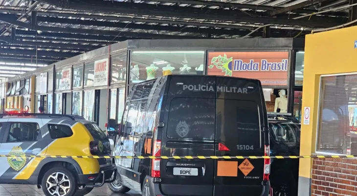 PMPR neutraliza artefato explosivo encontrado no Terminal do Boqueirão em Curitiba