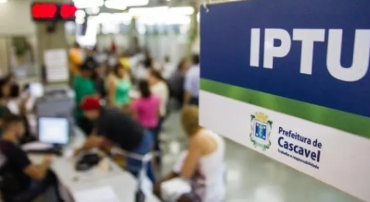 Contribuintes têm até dia 23 para garantir desconto inédito de 20% no IPTU à vista em Cascavel