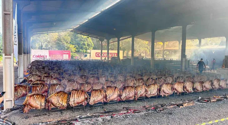 Festa do Trabalhador:   17 toneladas de carne deverão ser servidas neste ano, duas a mais que no ano passado