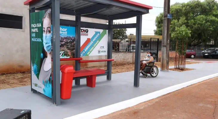 Abrigos de ônibus: Cascavel deve ter nova licitação em breve