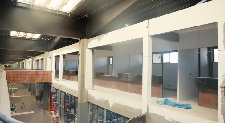 Obras do terminal rodoviário sofrem aditivo, mas avançam 75%