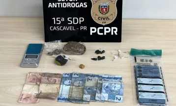 Ação integrada apreende drogas em Cascavel