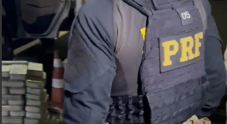 PRF apreende quase 100 quilos de pasta base de cocaína na BR-376