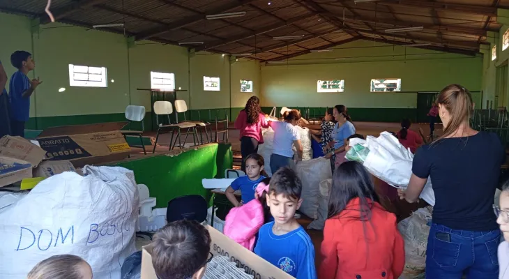 Corbélia: Alunos da Rede Municipal participam da 1ª Gincana Ecológica