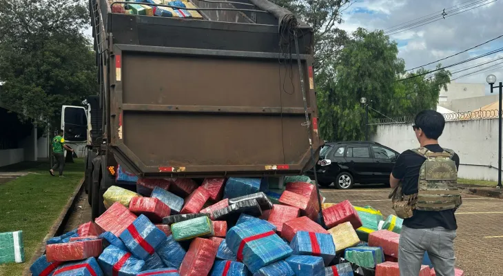 Força integrada apreende 7 toneladas de maconha
