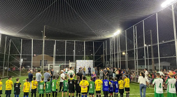 Corbélia inaugura Centro de Esporte e Lazer Pedro Zaquette