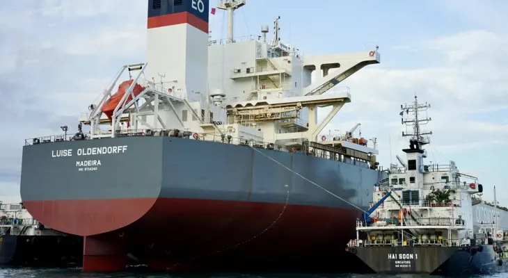 Petrobras abastece navio da Vale com mistura de óleo de cozinha usado