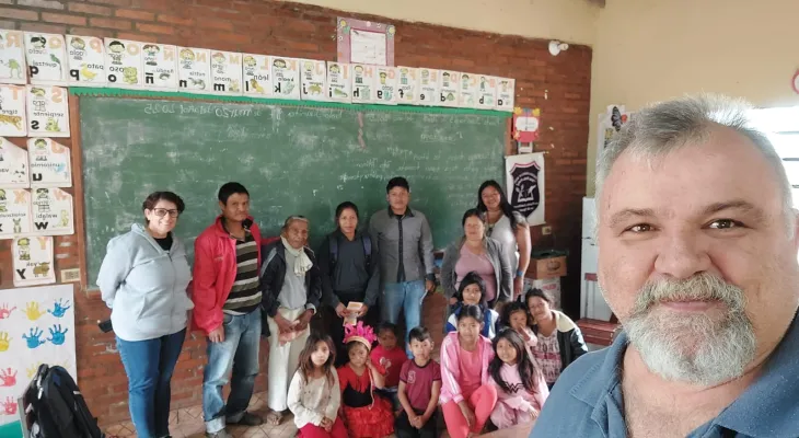 UNILA leva formação docente a aldeias Guarani na Tríplice Fronteira