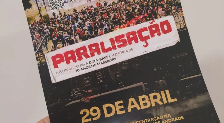 Servidores da Unioeste paralisam atividades e se somam a ato em Curitiba no dia 29 de abril