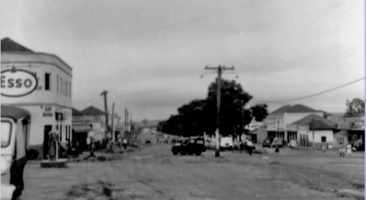 Saudade não tem idade: Vista parcial da cidade de Guaíra