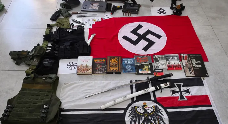 PCPR prende homem em flagrante por apologia ao nazismo em Ponta Grossa