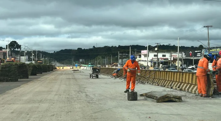 Novas obras de duplicação em concreto da Rodovia dos Minérios chegam a 61,6%