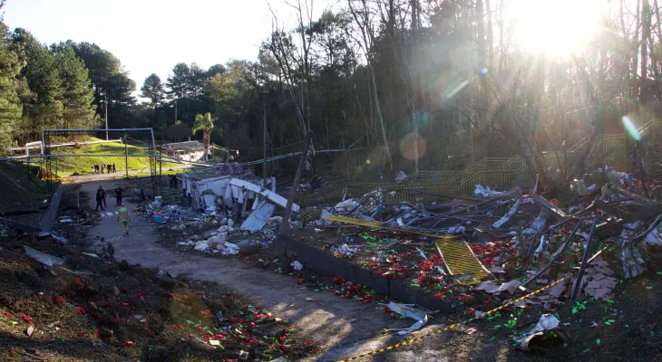 Secretaria de Segurança confirma nove mortes em explosão no Paraná