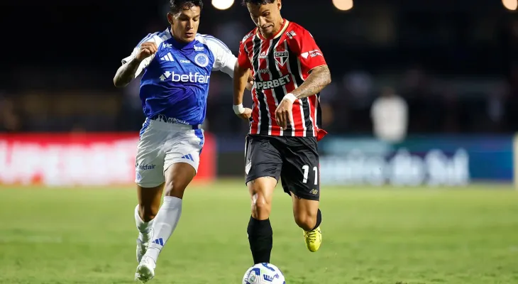 Cruzeiro e São Paulo jogam pela rodada do Brasileirão hoje