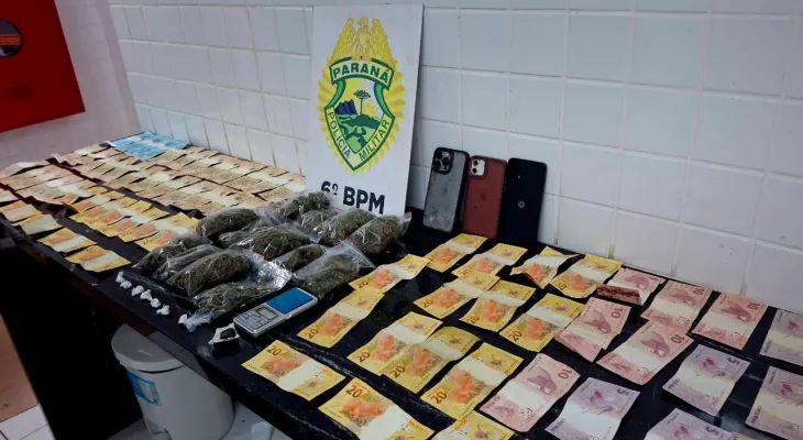 Homem é preso por tráfico de drogas em Santa Felicidade