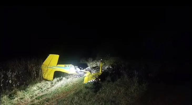 Queda de avião no Pantanal mata quatro pessoas em Aquidauana (MS)
