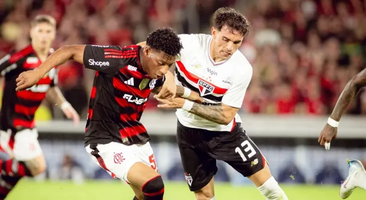 Flamengo encara o São Paulo para ‘dormir’ na ponta da tabela do Brasileiro