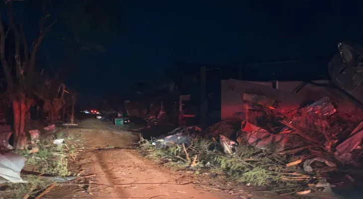 Tornado devasta Rio Bonito do Iguaçu: cinco mortos e quase 500 feridos