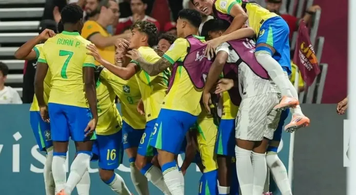 Brasil vence Marrocos e está na semifinal do Mundial Sub-17