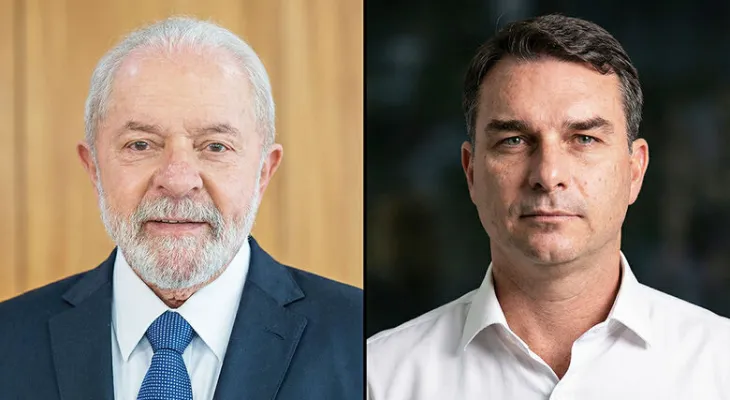 Pesquisa aponta disputa acirrada entre Lula e Flávio Bolsonaro, com vantagem na fidelidade do eleitor