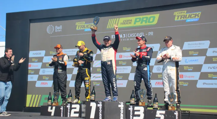 Leandro Totti domina a etapa da Copa Truck em Cascavel