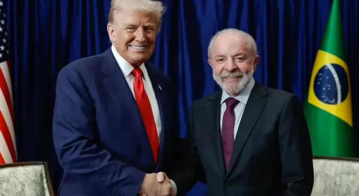 Lula chega à Casa Branca para encontro com Trump