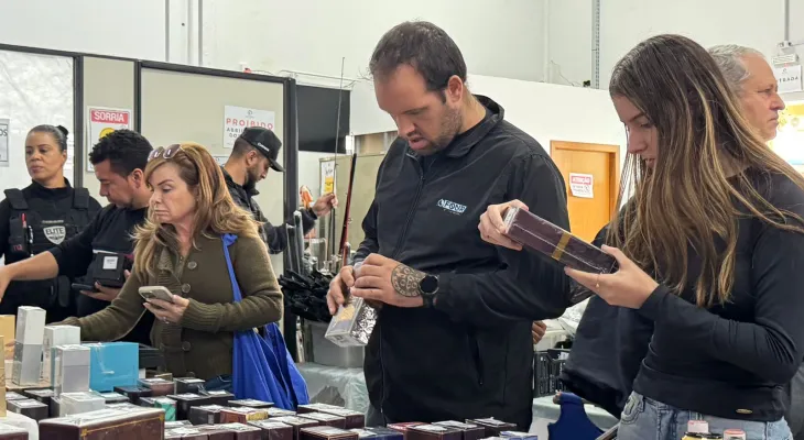 Provopar promove bazar beneficente com produtos da Receita Federal em Cascavel