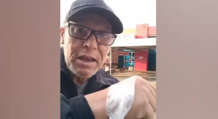 Paciente com câncer denuncia abandono após ambulância ir embora e deixá-lo sem transporte em Cascavel