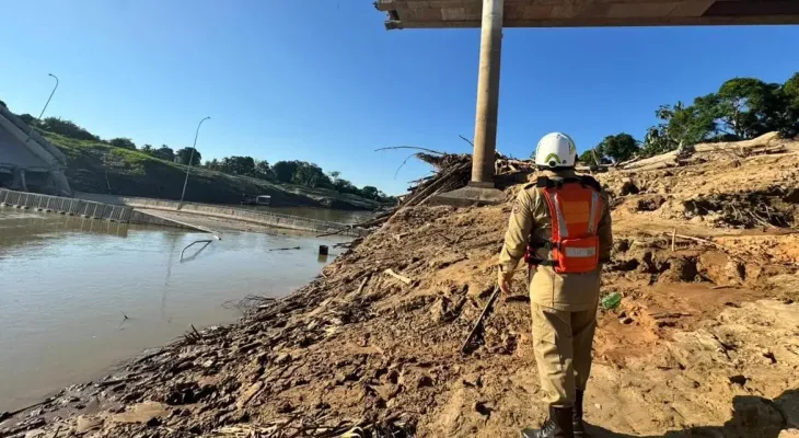 Ponte de R$ 36 milhões desaba e deixa quatro feridos no Acre