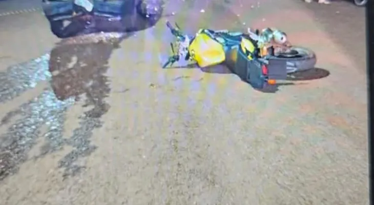 Motociclista morre após colisão frontal com carro em Corbélia; motorista é preso por suspeita de embriaguez