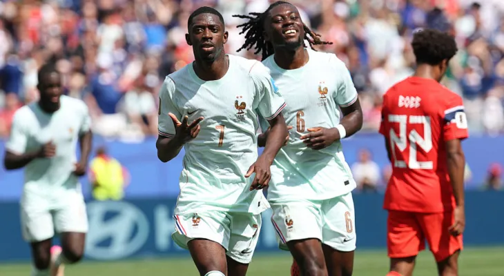 Copa do Mundo: com show de Dembélé, França goleia o time reserva da Noruega