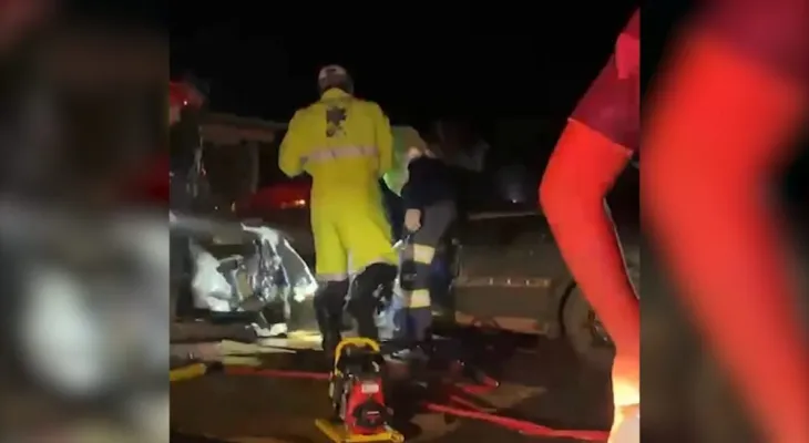 Acidente na BR-277 em Guaraniaçu deixa três mortos e interdita rodovia