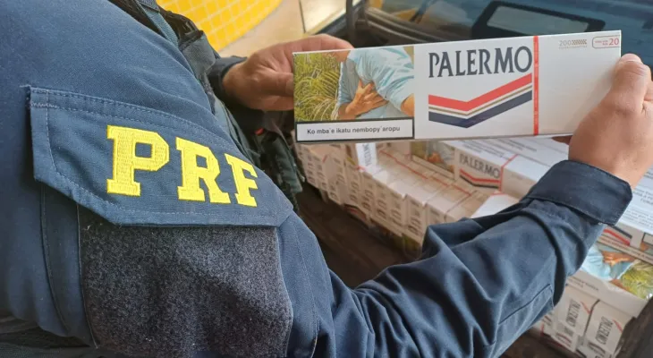 PRF prende homem e carga de cigarros durante jogo da seleção brasileira