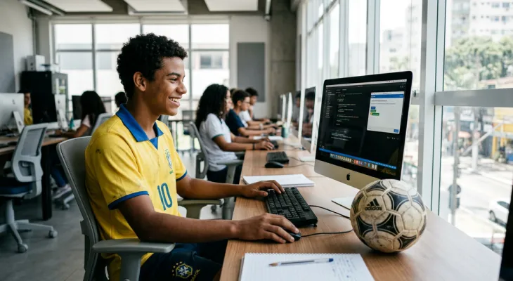 Esporte e tecnologia: Projeto Talentos de Jesus alia futebol, apoio psicológico e alfabetização digital para transformar o futuro de jovens