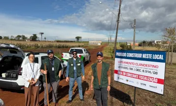MP, IAT e Prefeitura intensificam combate a loteamentos clandestinos na zona rural de Cascavel