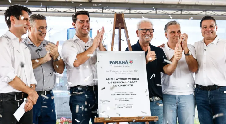 Mais de três meses após inauguração com Ratinho, AME de Cianorte segue sem atender pacientes