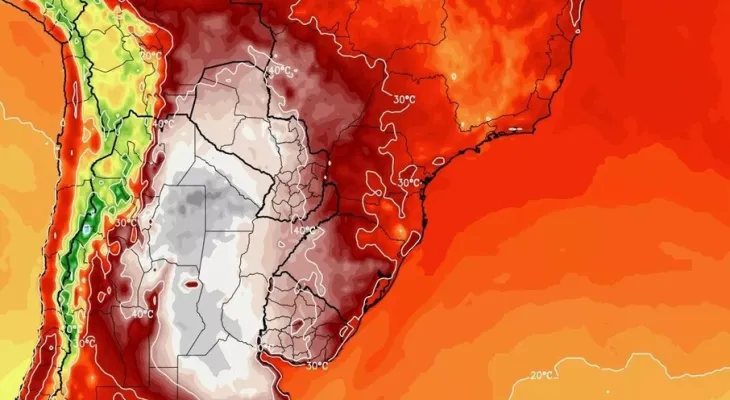 Bolha de calor vai elevar temperaturas no Paraná e em grande parte do Brasil; veja a previsão