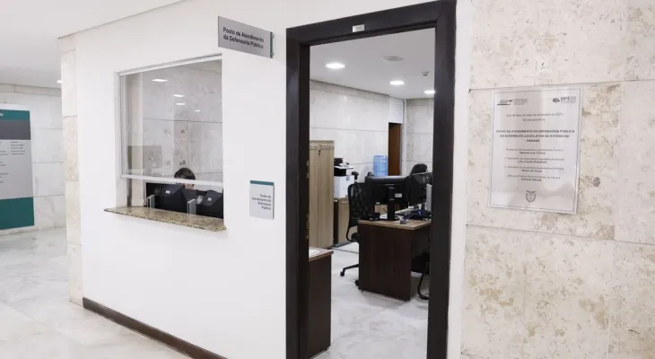 Posto da Defensoria Pública na Alep supera 32 mil atendimentos em cinco anos