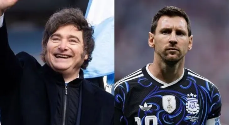 Javier Milei responde a Messi após declaração sobre crise econômica na Argentina