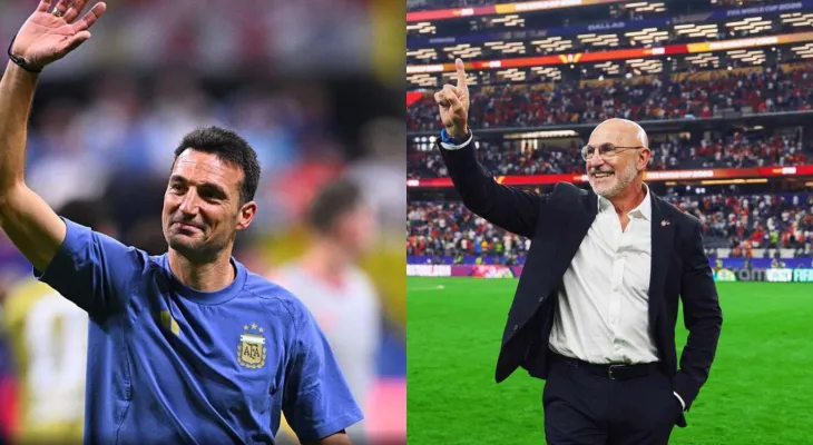 Scaloni enfrenta ex-professor Luis de la Fuente na final da Copa do Mundo 2026