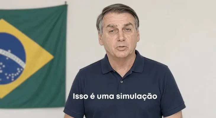 PT aciona STF contra Flávio Bolsonaro por vídeo com IA de Jair Bolsonaro exibido em convenção do PL