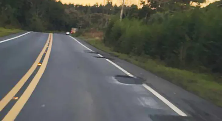 MPF cobra explicações do Dnit sobre conservação da BR-280 entre Santa Catarina e Paraná
