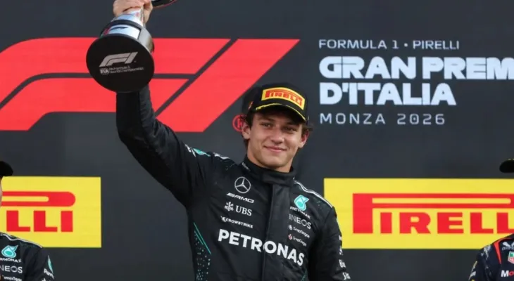 Antonelli larga em 19º, vence GP da Itália e faz história em Monza