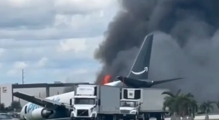 Acidente com avião da Amazon deixa cinco mortos em Miami