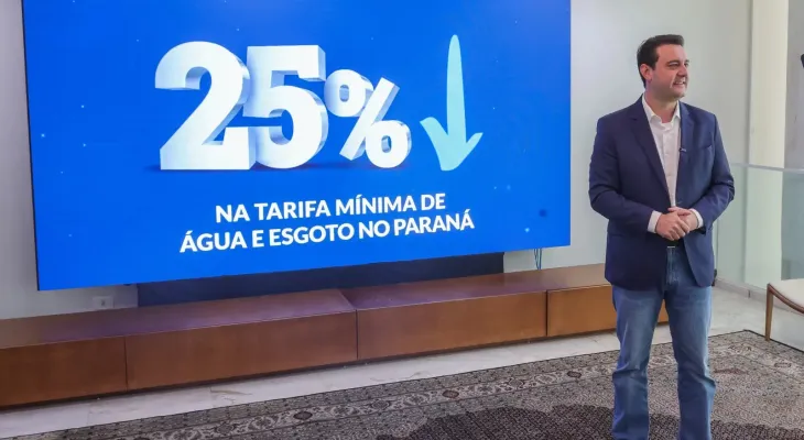 Redução da tarifa da Sanepar ocorre em ano eleitoral; veja histórico