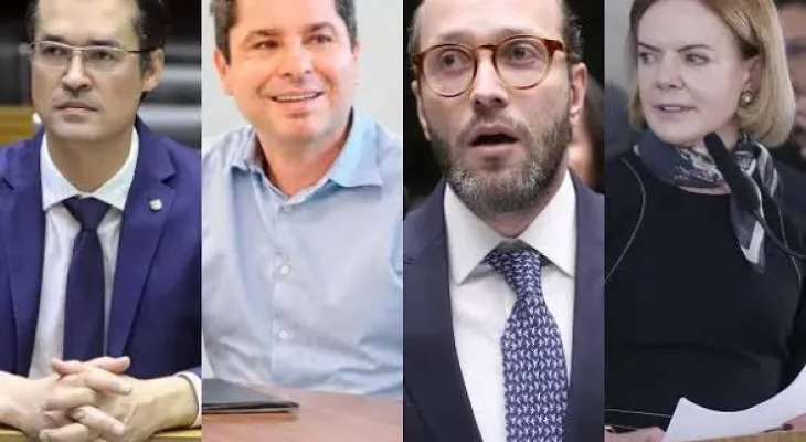 Deltan Dallagnol e Alexandre Curi aparecem na liderança para o Senado
