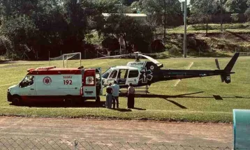 Mulher fica gravemente ferida após ser atropelada por caminhão em Ubiratã